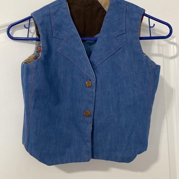 Reversible vintage vest - Picture 7 of 8